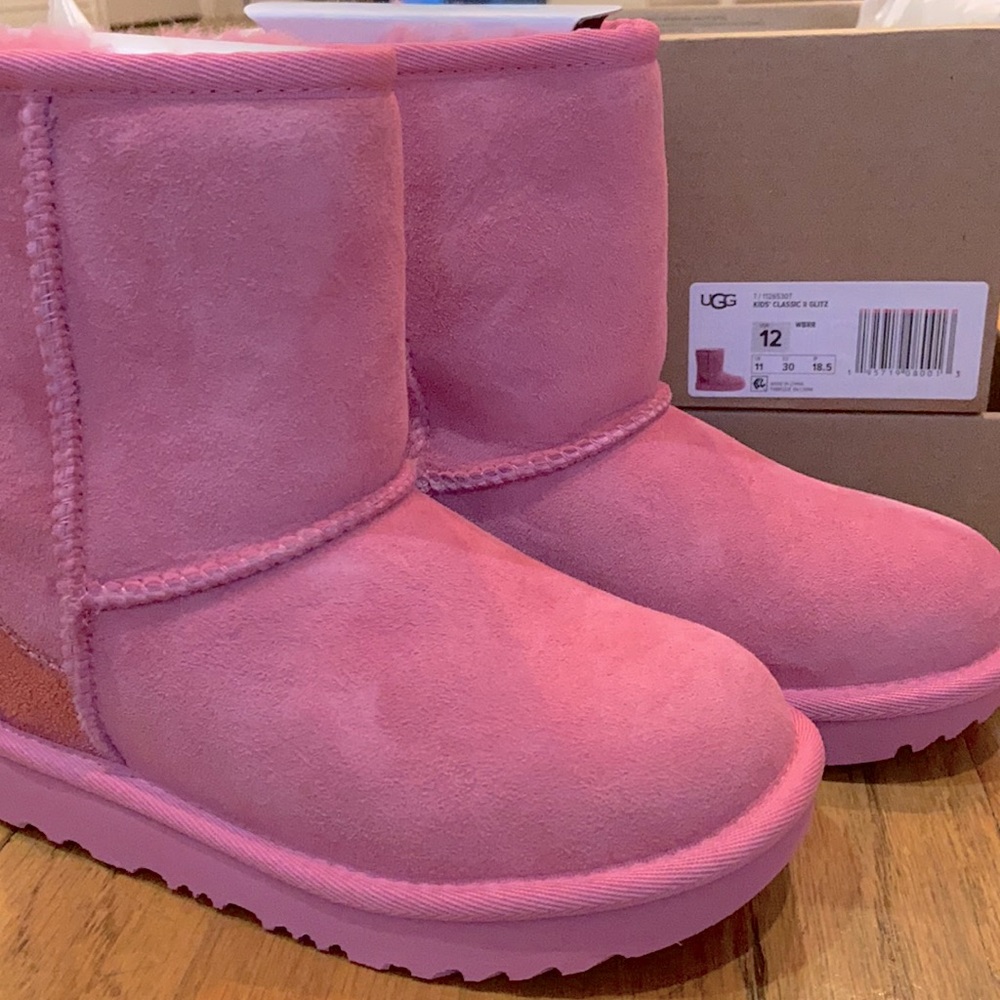 Ugg Kids Classic II Glitz Bootie - Toddler 12